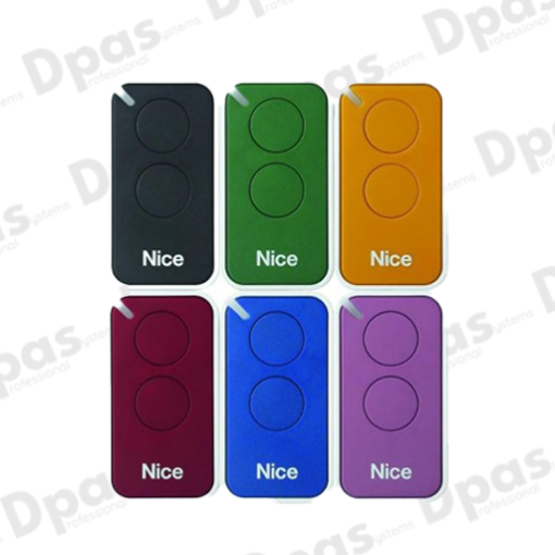 NICE INTI2 – Radiocomando 433,92 MHz 2 Canali Rolling Code Nero - immagine 2
