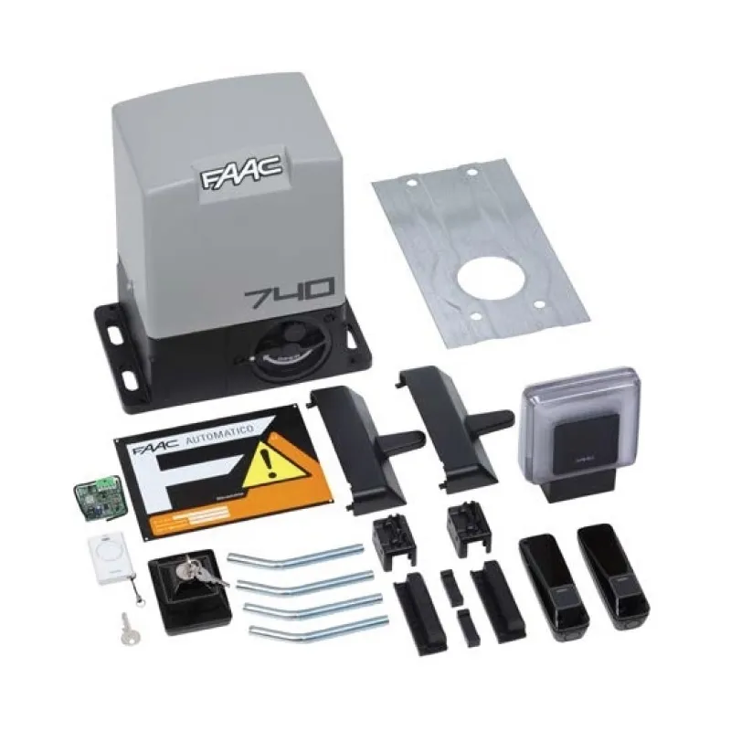 Kit automazione scorrevole FAAC DELTA2 SAFE 230 V – fino a 500 kg - 1056303445