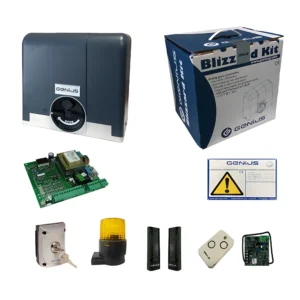 Kit Automazione Cancello Scorrevole GENIUS BLIZZARD 500kg 230V 868 MHz – 104001