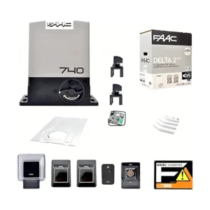 Kit FAAC 740 DELTA2 1056303445 Automazione Cancello Scorrevole 500 Kg 230V