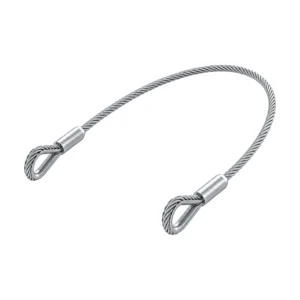 Cavo Anticaduta Paracadute DELGA FINOX500 Inox Ø6 mm 515 mm per Cancello Battente