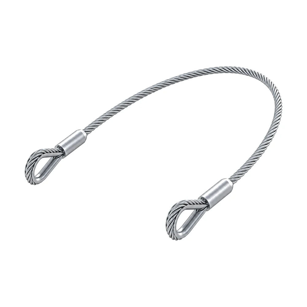 Cavo Anticaduta Paracadute DELGA FINOX700 Inox Ø6 mm 700 mm per Cancello Battente