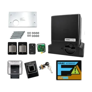 FAAC 741 DELTA3 Kit + Cremagliera – Motore Cancello Scorrevole 900 kg 230V