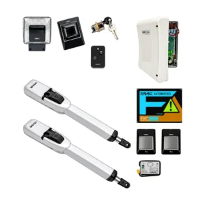 Kit FAAC MASTER 24V 104415144 per cancello battente 2 ante